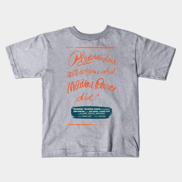 Mildred Pierce Teaser Poster Kids T-Shirt by MovieFunTime